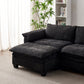 Luxury L Shape Sofa with Ottoman