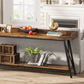 70.9" Extra Long Industrial Console Table, Rustic