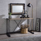 Jodie - Console Table (Same 92248) - Rustic Oak & Antique Black