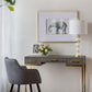 13x13x26" Marble Table Lamp