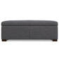 Gabbie 48 Inch Wide Rectangular Storage Ottoman
