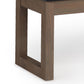 Milltown Large Ottoman Bench - Midnight Black