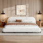 King Size Bed Frame with Boucle Fabric