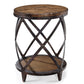 Pinebrook - Round Accent Table - Distressed Natural Pine