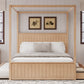 Queen Size Canopy Bed with Trundle and Storage