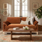 Pasadena 75.5" Modern Farmhouse Sofa in Burnt