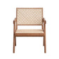 3-Piece Solid Wood Accent Chair Set and Matching End Table