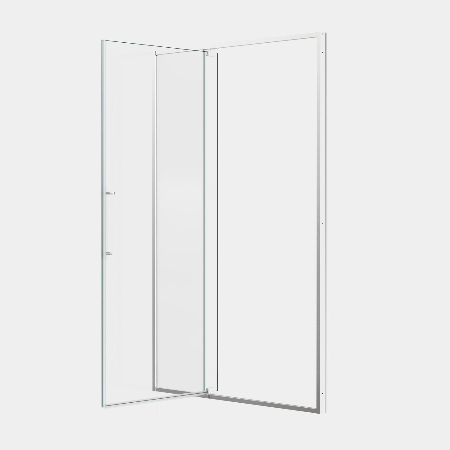 50-54"W X 74"H Pivot Shower Door