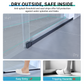 Frameless Single Sliding Shower Door