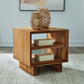 Dressonni - Square End Table - Brown - view 3