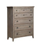 Paxton Place - Wood Drawer Chest - Dove Tail Gray