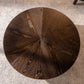39.37" Retro Round Coffee Table with Storage Space