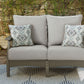 Visola - Loveseat w/Cushion - Gray