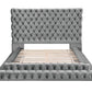 Contemporary Style Fully Upholstered Frame