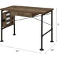 Endang Weathered Writing Desk