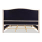 Marcella Upholstered Shelter Headboard Bed Set