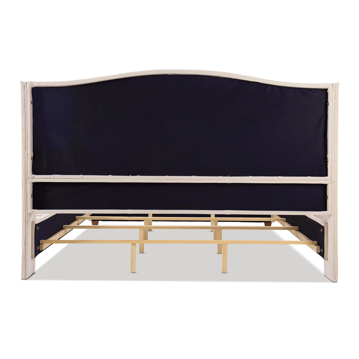 Marcella Upholstered Shelter Headboard Bed Set