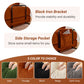 Convertible Sleeper Sofa Bed with Cylindrical Pillow - Orange