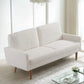 Sofa, European Style With Sleek Design, Modern & Vintage Flair, Upholstered 3 Seater Couch - view 2