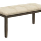 44" Rectangular Upholstered Bench