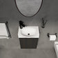16" Bathroom Vanity Sink Combo for Small Space