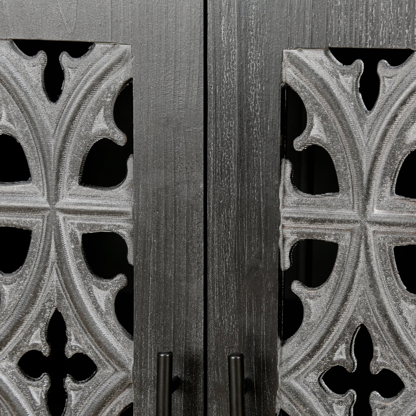 Hollow Four Door Antique Cabinet