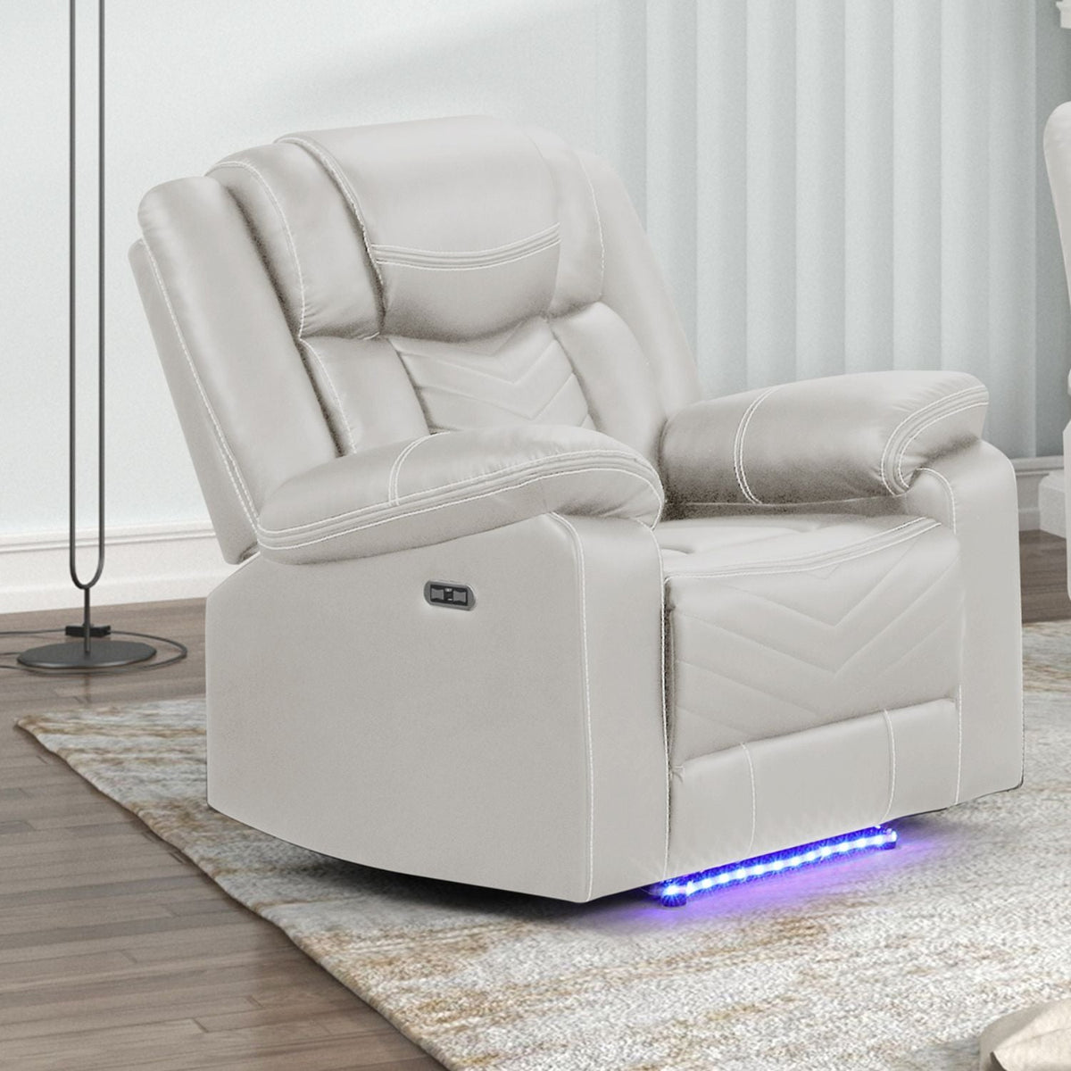 Challenger - LED Power Recliner Chair - view 9