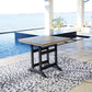 Fairen Trail - 5 Pc. - Counter Dining Set - Black / Driftwood