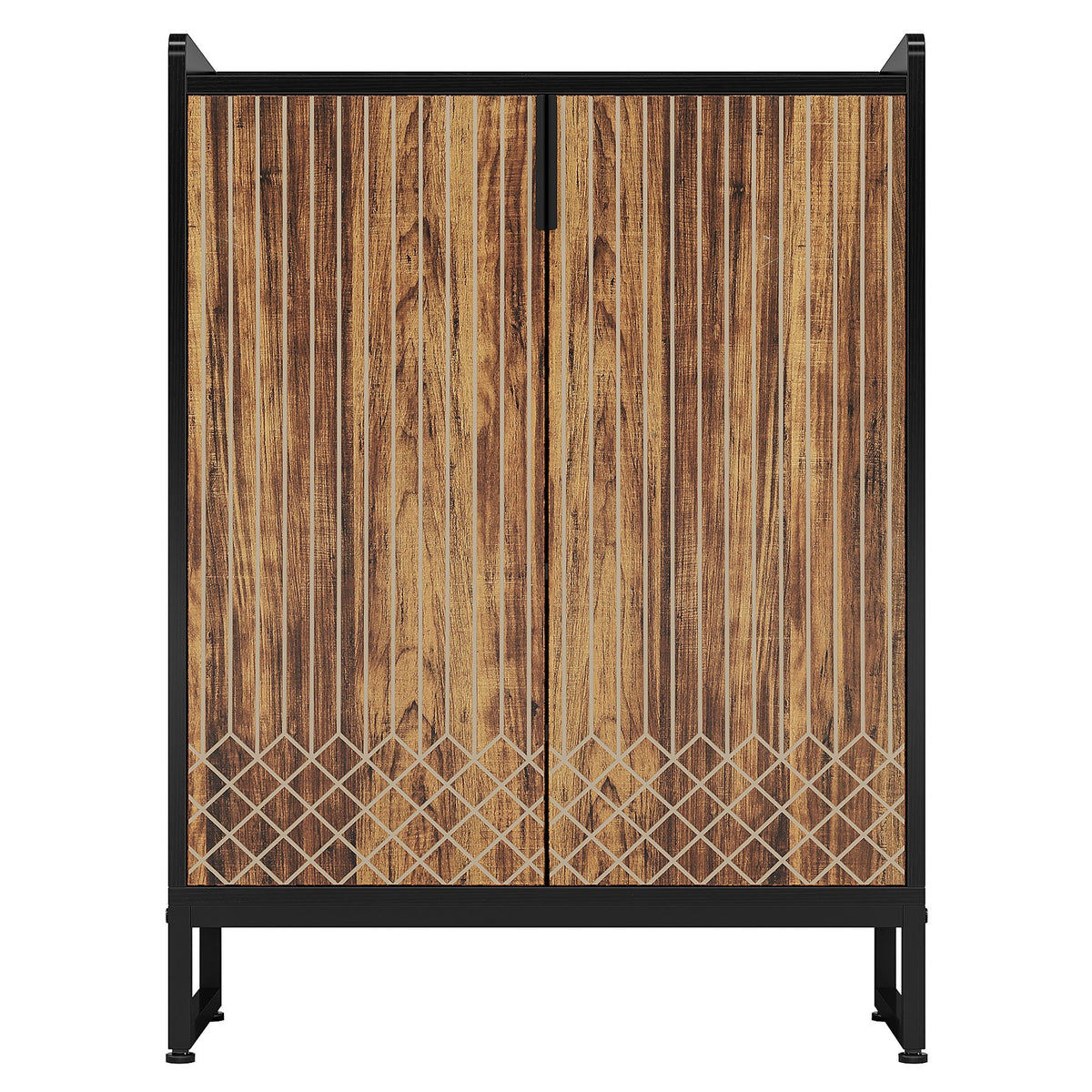 29.52" Brown Shoe Cabinet