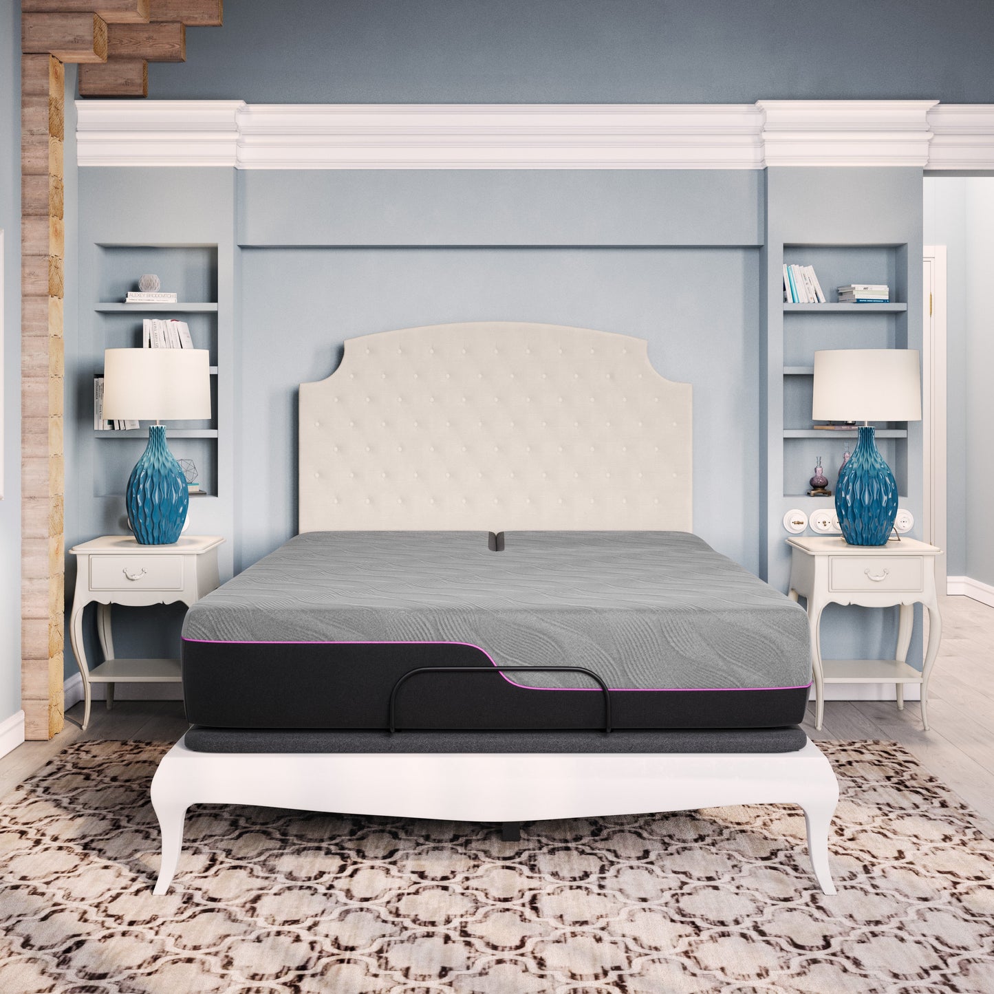 Bridgevine Home 11 Inch Renew Flex Head Cooling GelCare Memory Foam Mattress, Queen Size