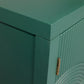 59in Green Accent Cabinet with 4 Doors Mid Century Modern Buffet
