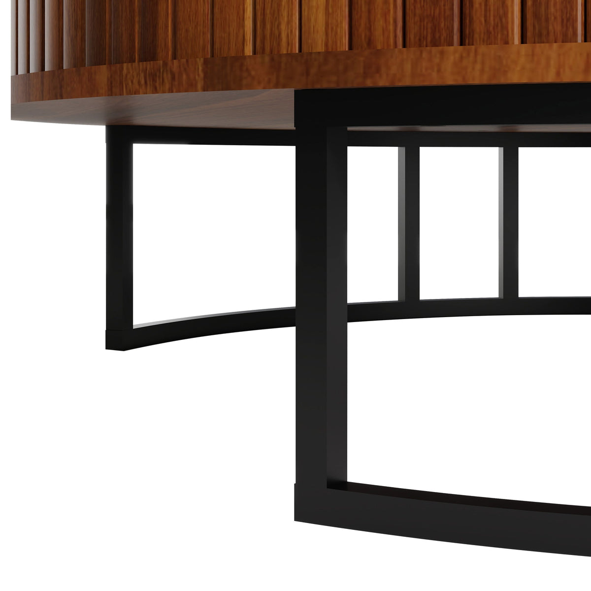 31.5" Round Coffee Table with Storage