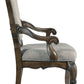 Maylee - Dining Upholstered Arm Chair (Set of 2) - Dark Brown