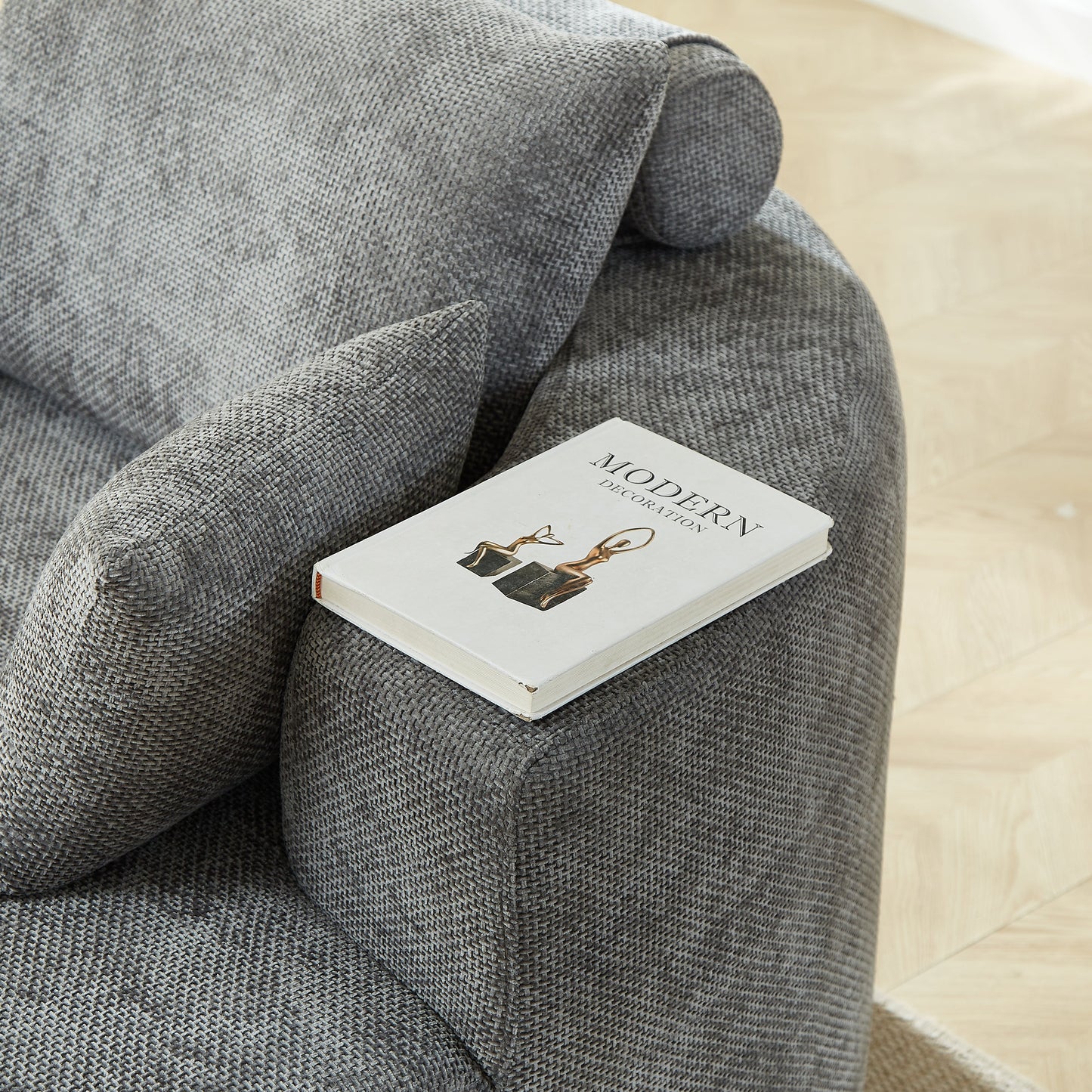 Chenille Sponge Single Sofa