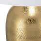 D18x31" Round Aluminum Sheet Table Lamp
