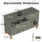 6-Drawer Double Dresser in Olive