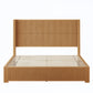 Solid Wood Platform Bed Frame with Headboard