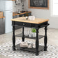Black Kitchen Island