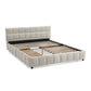 Queen Size Upholstered Bed with Storage
