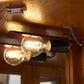 Corner Curio Cabinet with Lights, Adjustable Tempered Glass Shelves, Mirrored Back