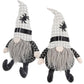 Set of 2 Fabric Sitting Gnome Decorations