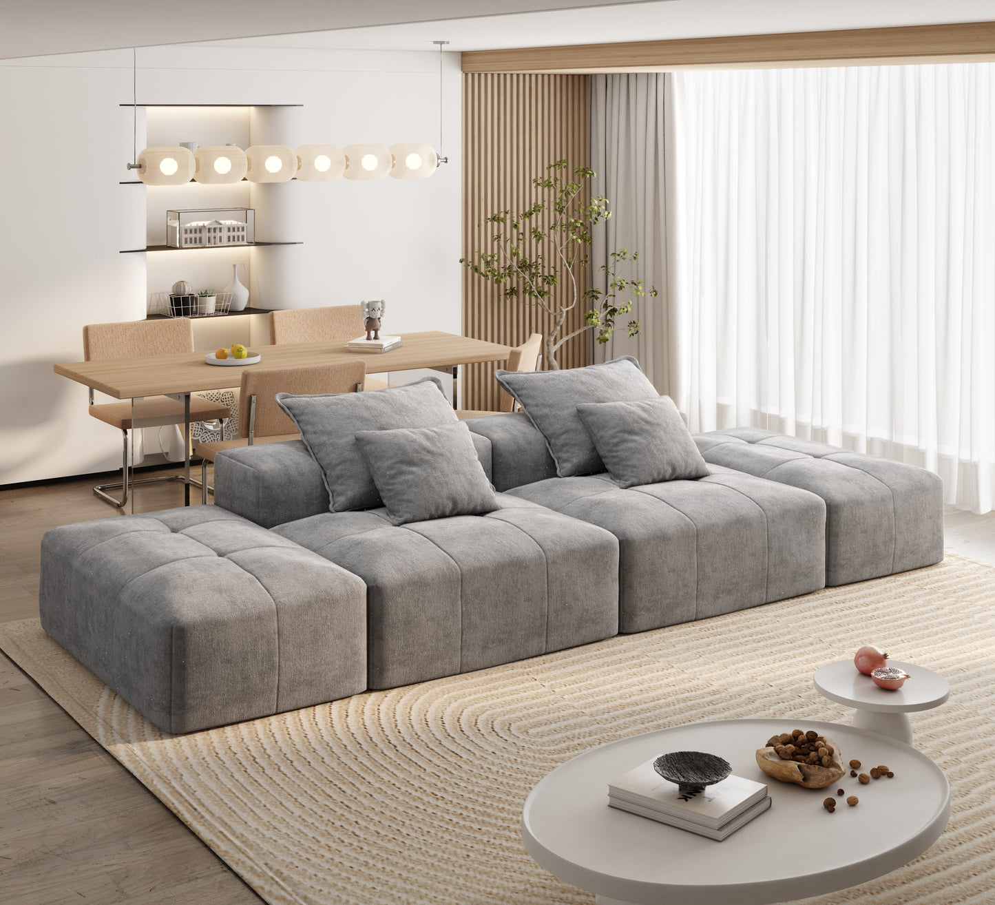 Modern Oversized Modular Sectional Sofa