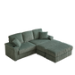 84-Inch Corduroy 3-Seater Sofa