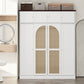 70.87" Tall 8-Door Large Capacity Armoire Wardrobe Closet