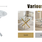 Modern Round Glass Dining Table