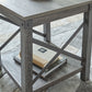Freedan - Square End Table - Grayish Brown