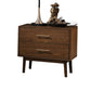 Walnut Color 3-Piece Bedroom Set