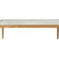 Gwynn Frosted Glass Top Coffee Table