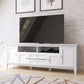 Warm Shaker 72 Inch Wide Solid Wood TV Stand