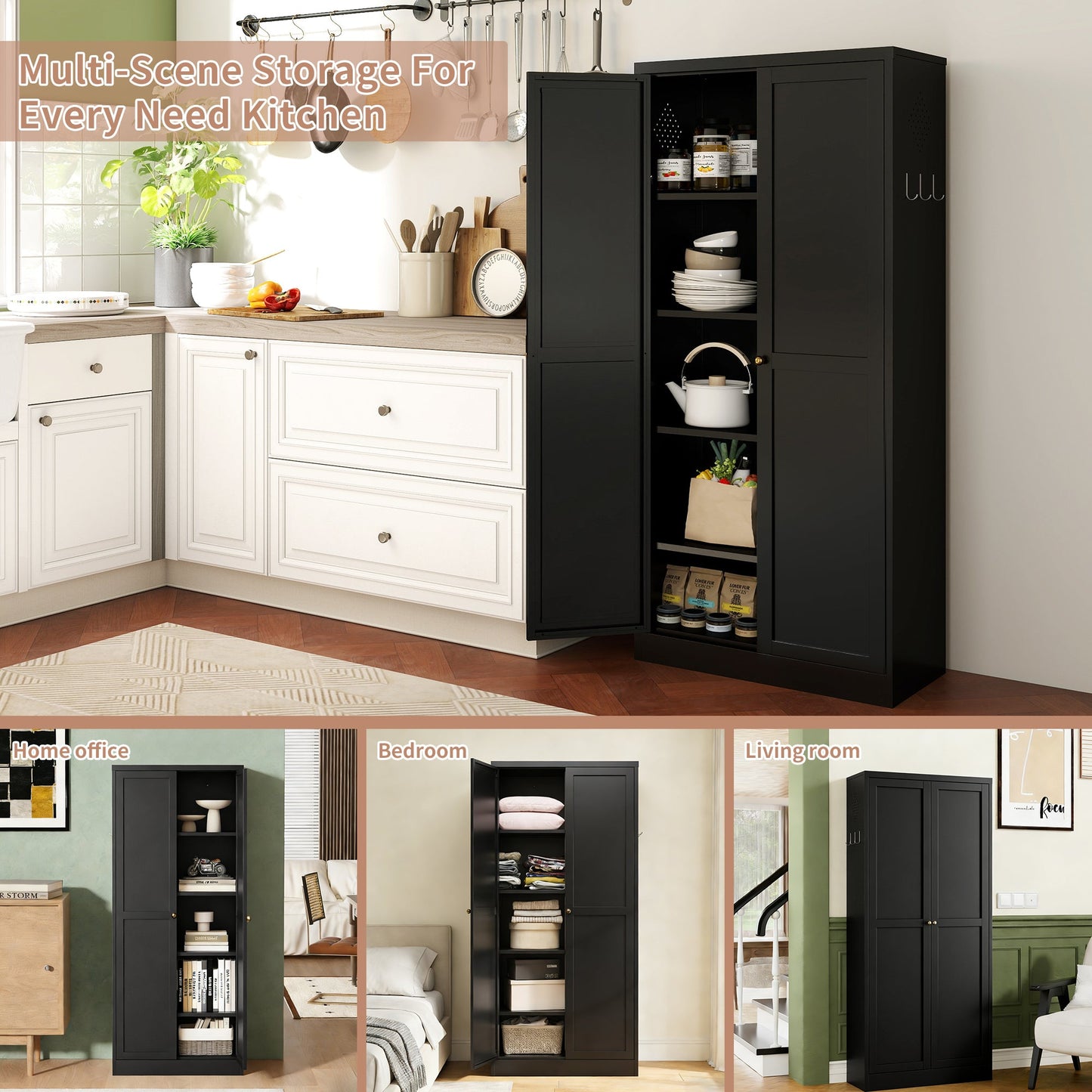 61" Heavy-Duty Steel Cabinet